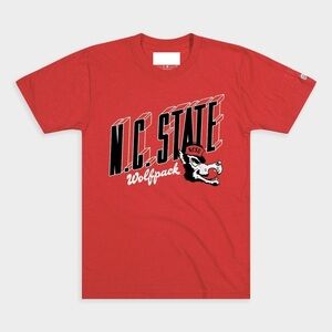 NC State Wolfpack Retro Wordmark Wolf Tee